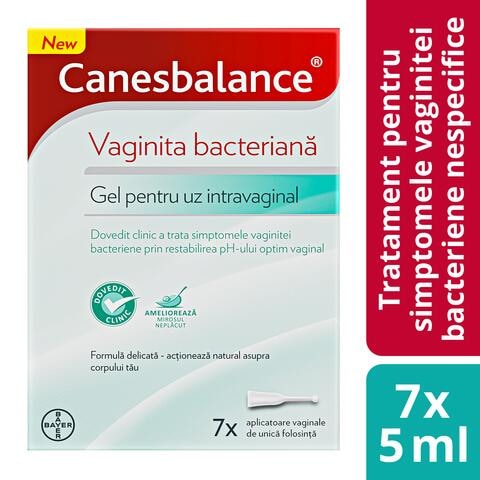 Canesbalance - tratament pentru simptome vaginită bacteriană nespecifică