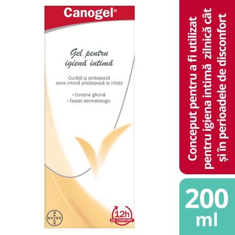 Canogel - pentru igiena intimă zilnică, cât și pentru perioadele de disconfort
